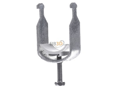 Front view Niedax BAK 34 Cable clamp for strut 28...34mm 
