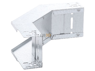 View top right Niedax RFD 60.100 Bend for cable tray (solid wall) 
