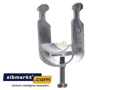 Back view Niedax BK 34 One-piece strut clamp 30...34mm - 
