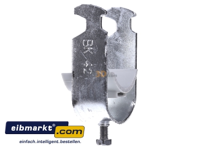 View on the right Niedax BK 42 One-piece strut clamp 38...42mm
