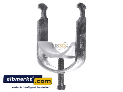 Back view Niedax BK 46 One-piece strut clamp 42...46mm - 
