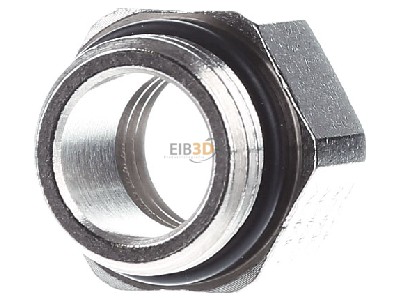 Back view Kaiser 3500.09.12 Adapter ring M12 / PG9 brass 
