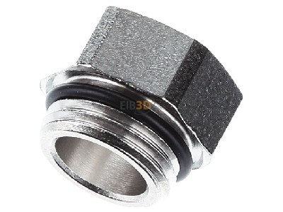 Top rear view Kaiser 3500.09.12 Adapter ring M12 / PG9 brass 
