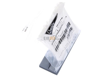 Ansicht oben links Hellermann Tyton UB100A-N Kabelbinder 2,5x100 natur 