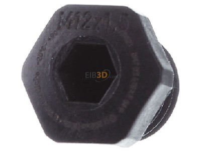 Frontansicht Kaiser 8841.12 Verschlussschraube PA M12 EEx 