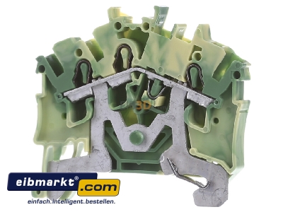 Front view WAGO Kontakttechnik 2002-6307 Ground terminal block 1-p 5,2mm
