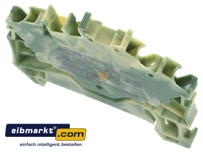 Top rear view WAGO Kontakttechnik 2002-6307 Ground terminal block 1-p 5,2mm
