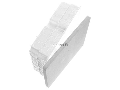 View top left Kaiser 1092-28 Flush mounted mounted box 240x280mm 
