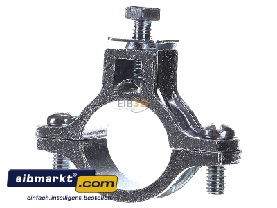 Front view OBO Bettermann 950 Z 3/4 Earthing pipe clamp 25...28mm

