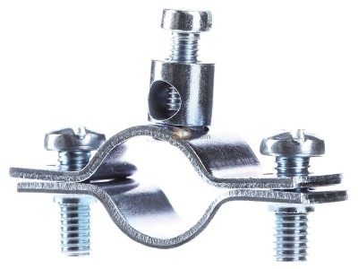 Front view OBO 925 3/8 Earthing pipe clamp 15,2...17,2mm 
