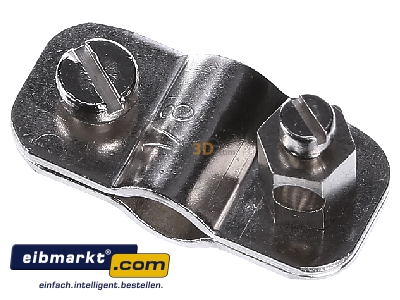 Top rear view OBO Bettermann 942 11 Earthing pipe clamp 8...11mm - 
