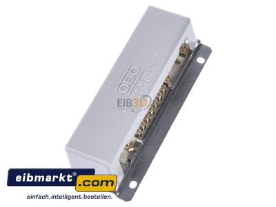 View top left OBO Bettermann 1809 M Equipotential bonding bar - 
