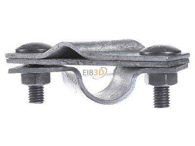 Front view OBO 2760 20 FT Connection clamp for earth rods 20 mm 
