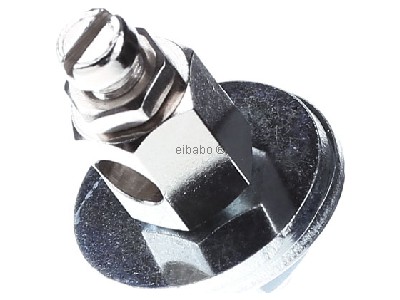 Front view Kleinhuis 17B Earth terminal clamp 2,5...16mm 
