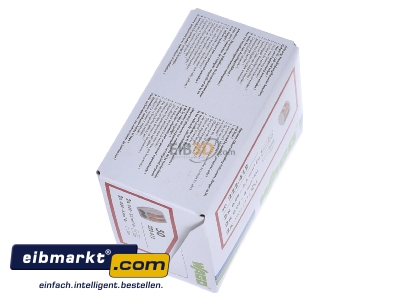 Ansicht oben links WAGO Kontakttechnik 222-412 Verbindungsklemme 2x0,08-4qmm grau 
