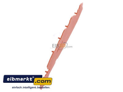 Ansicht oben links WAGO Kontakttechnik 2005-7692 Abschluss-/Zwischenplatte orange 