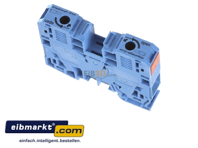 Top rear view WAGO Kontakttechnik 285-134 Feed-through terminal block 16mm 125A 
