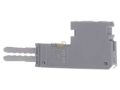 Frontansicht WAGO 285-427 Potenzialabgriff f.35qmm Klemmen grau 