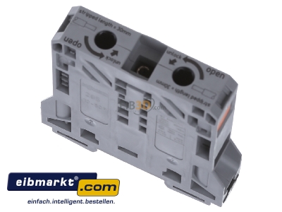 View up front WAGO Kontakttechnik 285-150 Feed-through terminal block 20mm 150A
