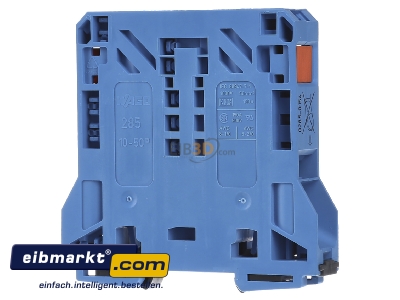 Front view WAGO Kontakttechnik 285-154 Feed-through terminal block 20mm 150A
