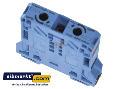 View up front WAGO Kontakttechnik 285-154 Feed-through terminal block 20mm 150A
