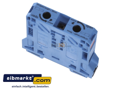 Top rear view WAGO Kontakttechnik 285-154 Feed-through terminal block 20mm 150A
