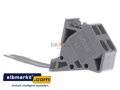 Ansicht links WAGO Kontakttechnik 285-447 Potenzialabgriff f.50qmm Klemmen grau 