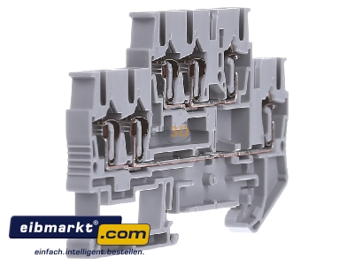 View on the left Phoenix Contact STTB 2,5-TWIN Feed-through terminal block 5,2mm 22A 
