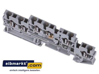 View up front Phoenix Contact STTB 2,5-TWIN Feed-through terminal block 5,2mm 22A 
