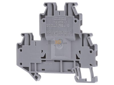 Back view Phoenix UTTB 2,5 Feed-through terminal block 5,2mm 24A 
