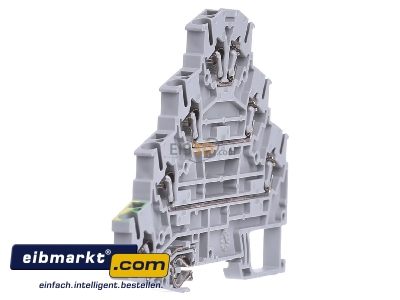 View on the left Phoenix Contact ST 2,5-PE/3L Feed-through terminal block - 
