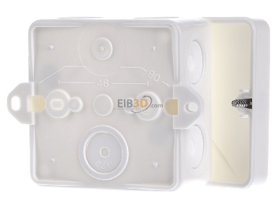 Back view Spelsberg Abox 025 AB-L/w Surface mounted box 80x80mm 
