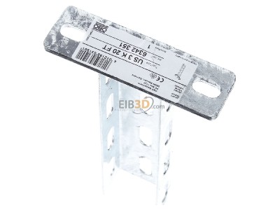 Top rear view OBO US 3 K 20 FT Ceiling profile for cable tray 200mm 
