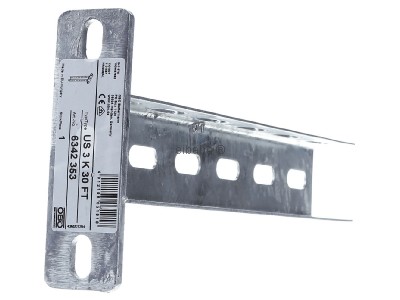 Frontansicht OBO US 3 K 30 FT U-Stiel m.Kopfplatte 300mm 