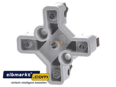 Back view Spelsberg WK 060 KLS-6q Rail terminal bar 5-p screw clamp 
