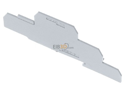 Ansicht oben vorne ABB FED6 Abschlu�platte grau 1mm 
