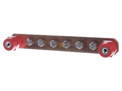 Back view Dehn+S�hne PAS I 6AP M10 CU Potential equilisation bar/Ground 
