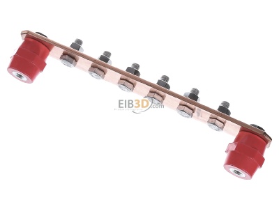 Top rear view Dehn+S�hne PAS I 6AP M10 CU Potential equilisation bar/Ground 

