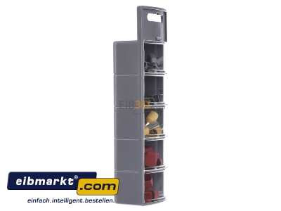 Ansicht links Phoenix Contact AI-TWIN SORTI BOX GY Sorti-Box, best�ckt mit TW IN-Aderendh�lsen (Ke 