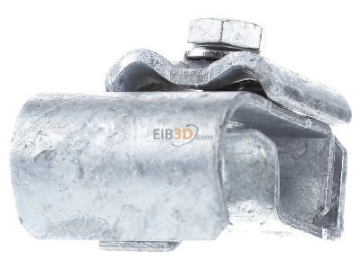 View on the left Dehn 339 050 Gutter clamp for lightning protection 
