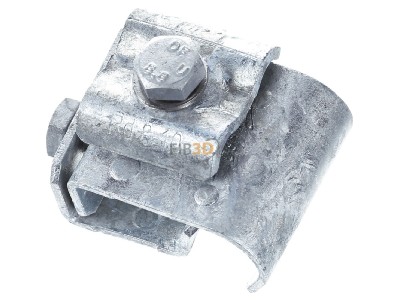 Top rear view Dehn 339 050 Gutter clamp for lightning protection 
