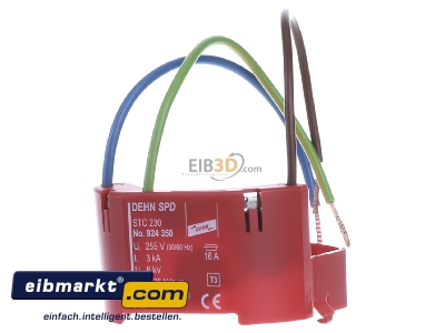 Frontansicht Dehn+Shne STC 230 S-Modul f.Schukosteckdose 