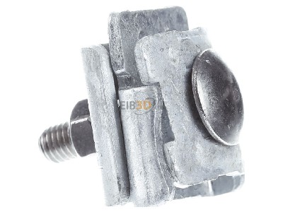 View on the left Dehn 365 010 Rebate clamp for lightning protection 
