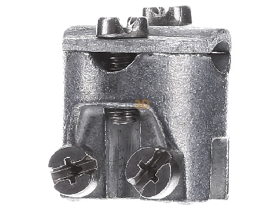 Front view Dehn 365 000 Rebate clamp for lightning protection 
