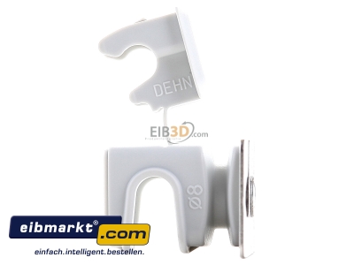 View on the left Dehn+Shne 204 906 Roof holder for lightning protection 
