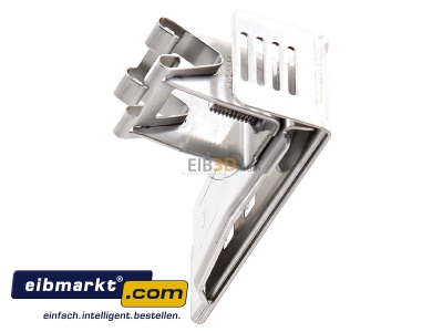Ansicht oben rechts Dehn+S�hne DLH DG H20 UK8 V2A Dachleitungshalter f.Dach-Wandplatten 