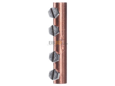 Front view Dehn 385 207 Sleeve connection lightning protection 
