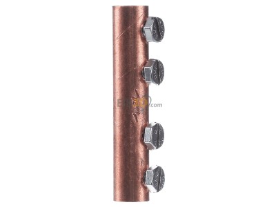View on the left Dehn 385 207 Sleeve connection lightning protection 

