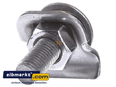 Back view Dehn+Shne 390 159 Clamp connector lightning protection
