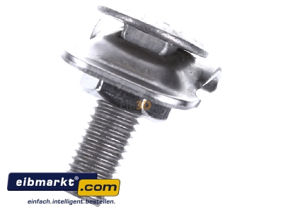 Top rear view Dehn+Shne 390 159 Clamp connector lightning protection
